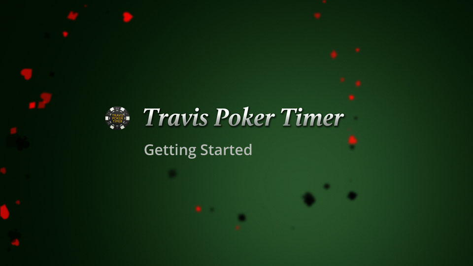 Travis Poker Timer FREE tournament poker timer for Windows and Mac OS X